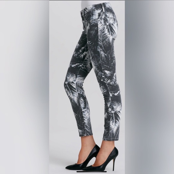 Joe's Jeans Denim - Palm-Print‎ Highwater Jeans